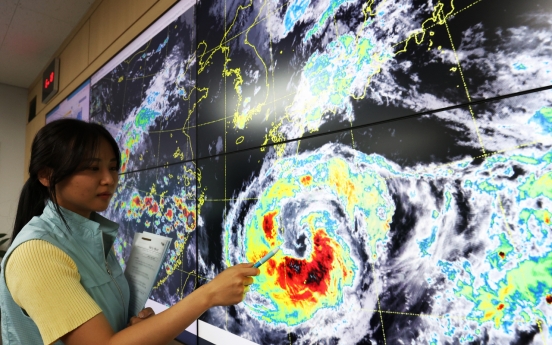 Typhoon Khanun to land on S. Korea's southeast coast this week