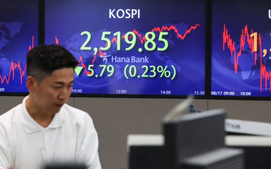 Seoul shares open lower on China woes, high yields