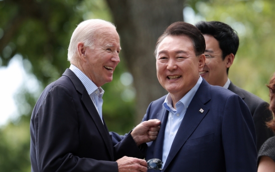 Yoon, Biden agree to closely cooperate to strengthen credibility of US extended deterrence