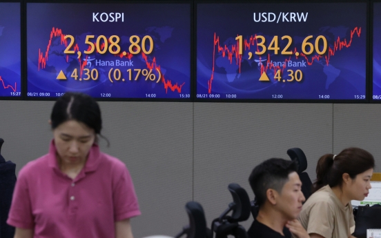 Seoul stocks snap 6-day losing streak, won hits 9-month low