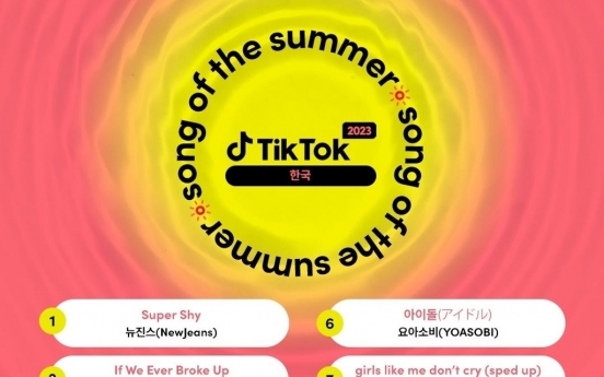 NewJeans' 'Super Shy' most popular summer song on TikTok