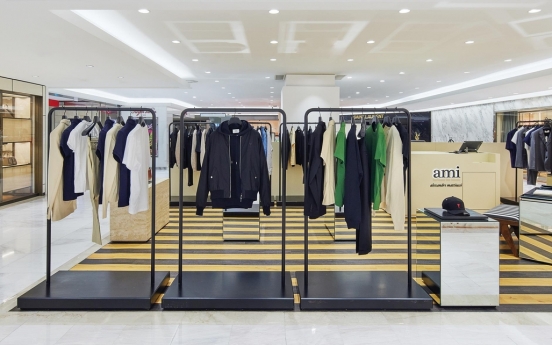 French designer brand ami opens 1st duty-free shop in S. Korea