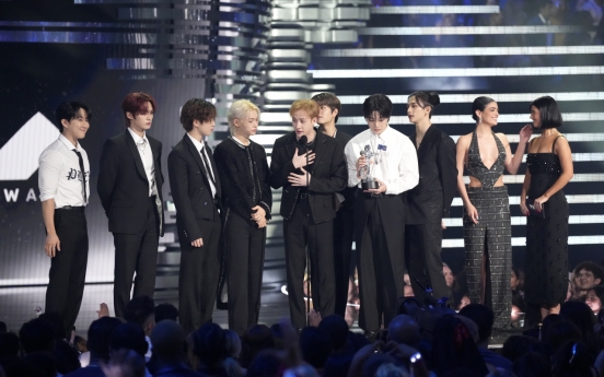 Stray Kids win for best K-pop, TXT wins for best 'Push' performance at VMAs