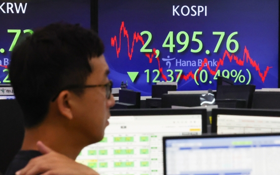 Seoul shares open lower on tech losses