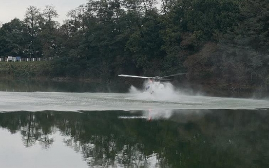 Pilot dead after civilian helicopter crashes into reservoir in Pocheon