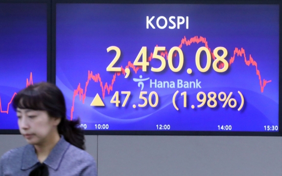 Seoul shares open higher on US gains