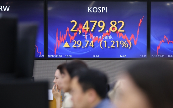 Seoul shares end higher on tech gains, Fed comments