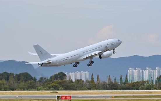 Military aircraft carrying S. Koreans leaves Israel