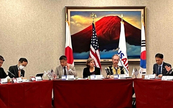 S. Korea, US, Japan hold first trilateral working-level talks on humanitarian aid