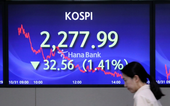 Seoul shares drop to 10-month low ahead of Fed meeting