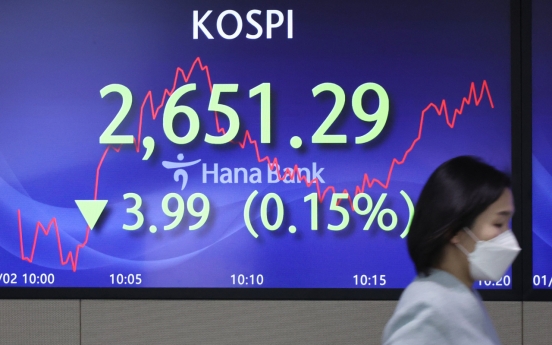 Seoul shares end higher on tech gains on 1st day of 2024