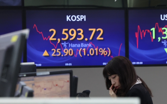 Seoul shares open lower on Wall Street losses