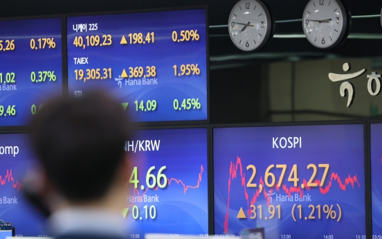 Seoul shares close higher on extended foreign buying