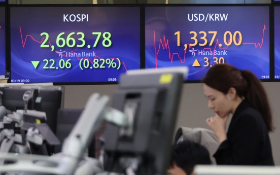 Seoul shares open lower ahead of FOMC meeting