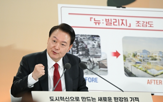 Yoon envisions 'villa' redevelopment, culture and art belts