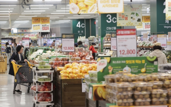 Korea's food inflation surges to third-highest in OECD