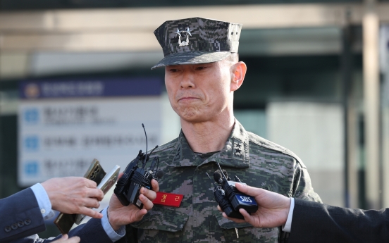 Ex-Marine division chief returns home after 22-hr questioning over conscript's death