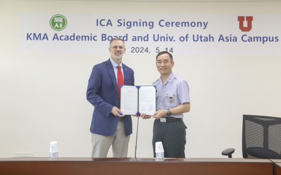 KMA and University of Utah Asia Campus agree to fortify educational cooperation