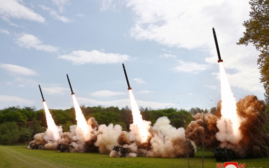 N. Korea fires short-range ballistic missiles toward East Sea: JCS