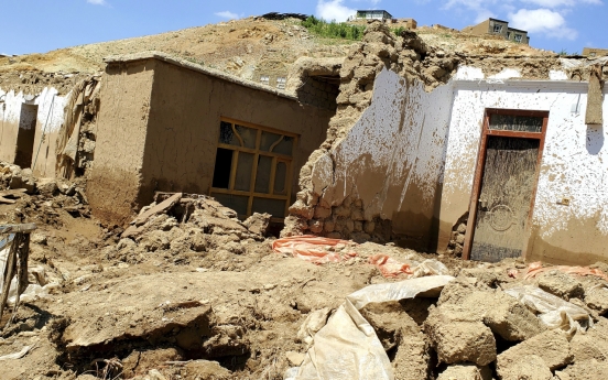 Heavy rains set off flash floods in northern Afghanistan, killing at least 47 people