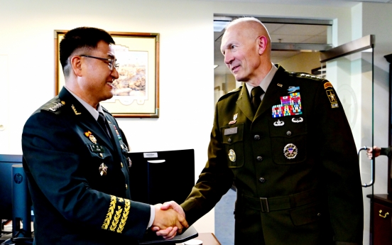 South Korean army chief meets with ally counterparts in US trip