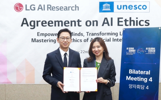 LG, UNESCO to develop online education course on AI ethics