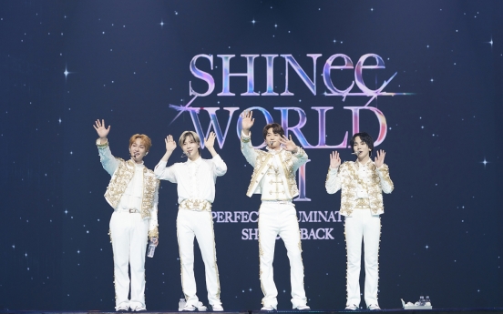 [Herald Review] Shinee wraps up 6th world tour with Onew back from hiatus