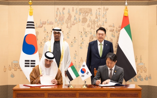 Yoon, UAE president adopt joint statement pledging more investment