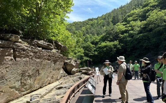 Inspection to add prehistoric carvings of Bangucheon to UNESCO list completed