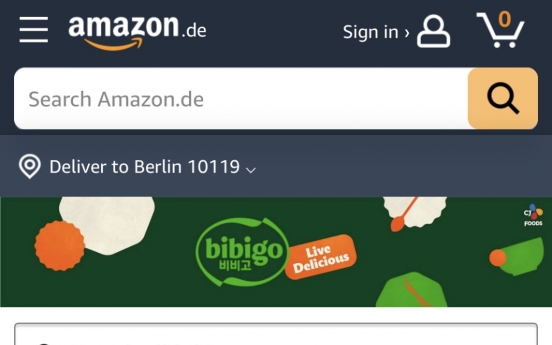 CJ CheilJedang forays into Amazon Germany for European expansion