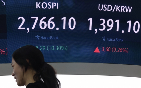 Seoul shares open lower led by tech, financial stocks