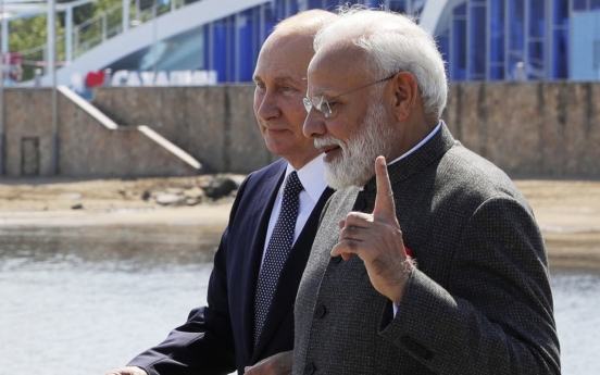 India's Modi lands in Russia for first visit since Ukraine offensive