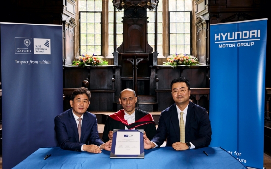 Hyundai Motor, Oxford establish Foresight Center