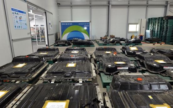 Korea to boost affordability of EVs with new battery recycling scheme