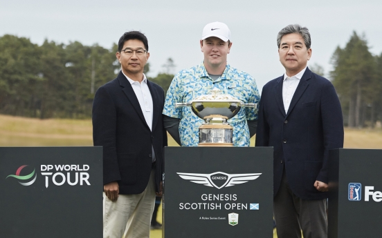 [Photo News] Winner of Genesis Scottish Open