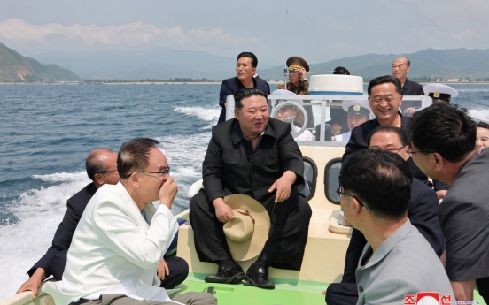 N. Korea's Kim calls for developing offshore aquaculture during Sinpho visit