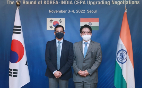 S. Korea, India hold fresh round of trade talks