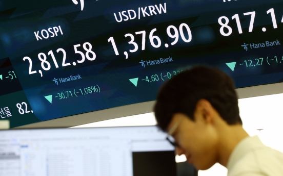 Seoul shares open lower on Wall Street losses