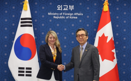 S. Korea, Canada agree to enhance regional security, economic cooperation