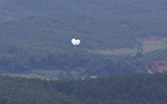 North Korean trash balloon falls on Seoul presidential office