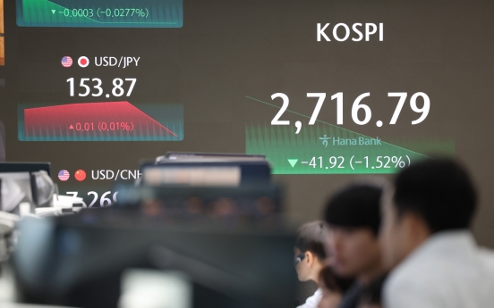 Seoul shares open sharply lower on Wall Street losses