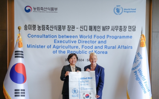 WFP extends gratitude for Korean government’s rice support