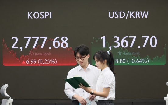 Seoul shares up for 2nd day on Fed's rate-cut signal