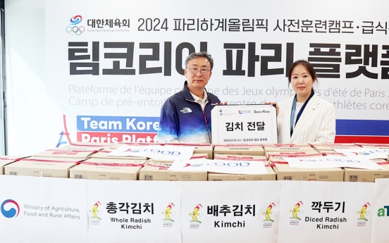 Food trade agency secures more kimchi for Korean athletes at Olympics