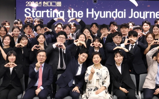 [Photo News] Hyundai chair welcomes new employees