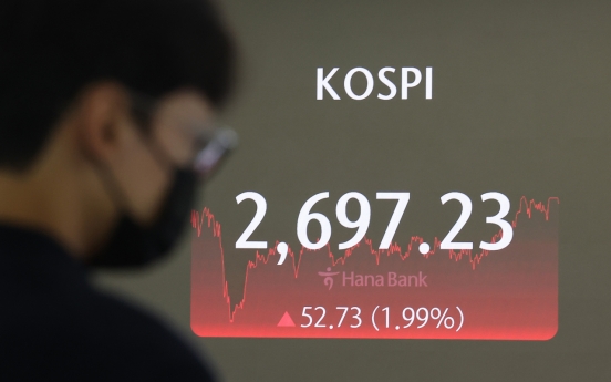 Seoul shares extend winning streak to 5th day on eased US recession fears