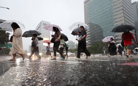 Rain to continue until Thursday after Typhoon Jongdari weakens