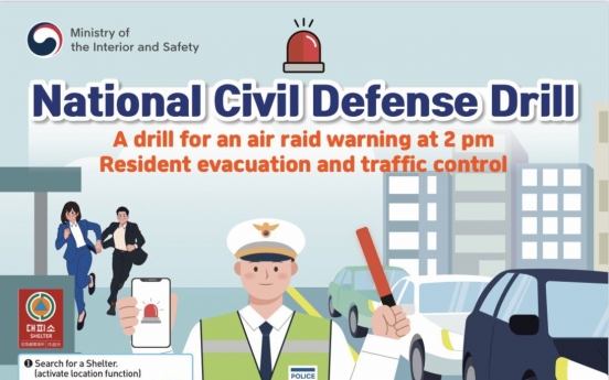 Civil defense drill to be held Thursday