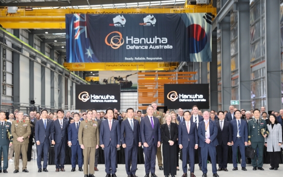 Hanwha Aerospace opens 1st overseas plant in Australia