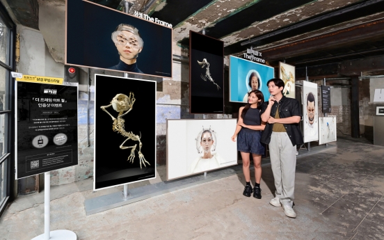 [Photo News] Art meets high-tech at Samsung’s TV exhibition